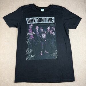 Pacific Why Don't We Shirt Mens M Black Pop Band Graphic Concert Tee